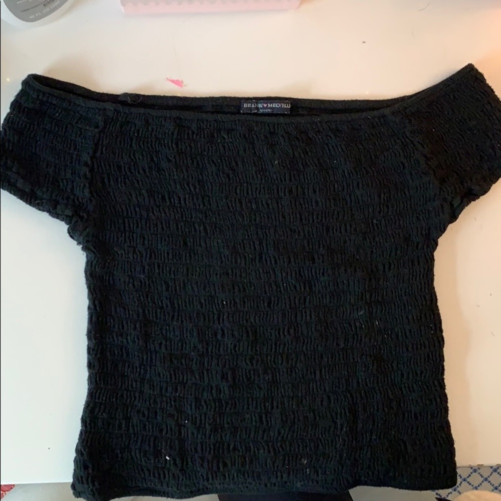 Black Brandy Melville crop top